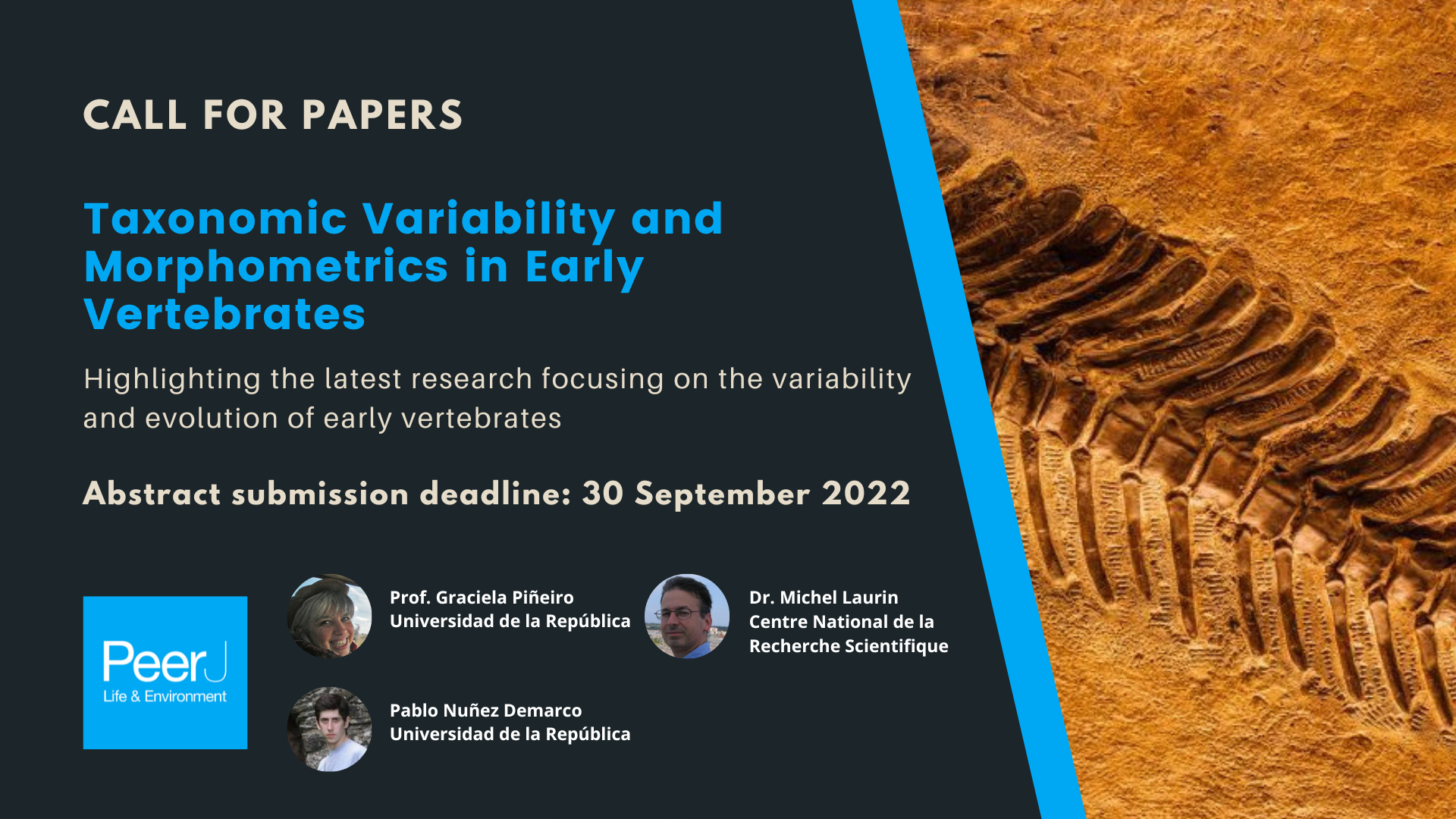 Call for Papers: Taxonomic Variability and Morphometrics in Early Vertebrates