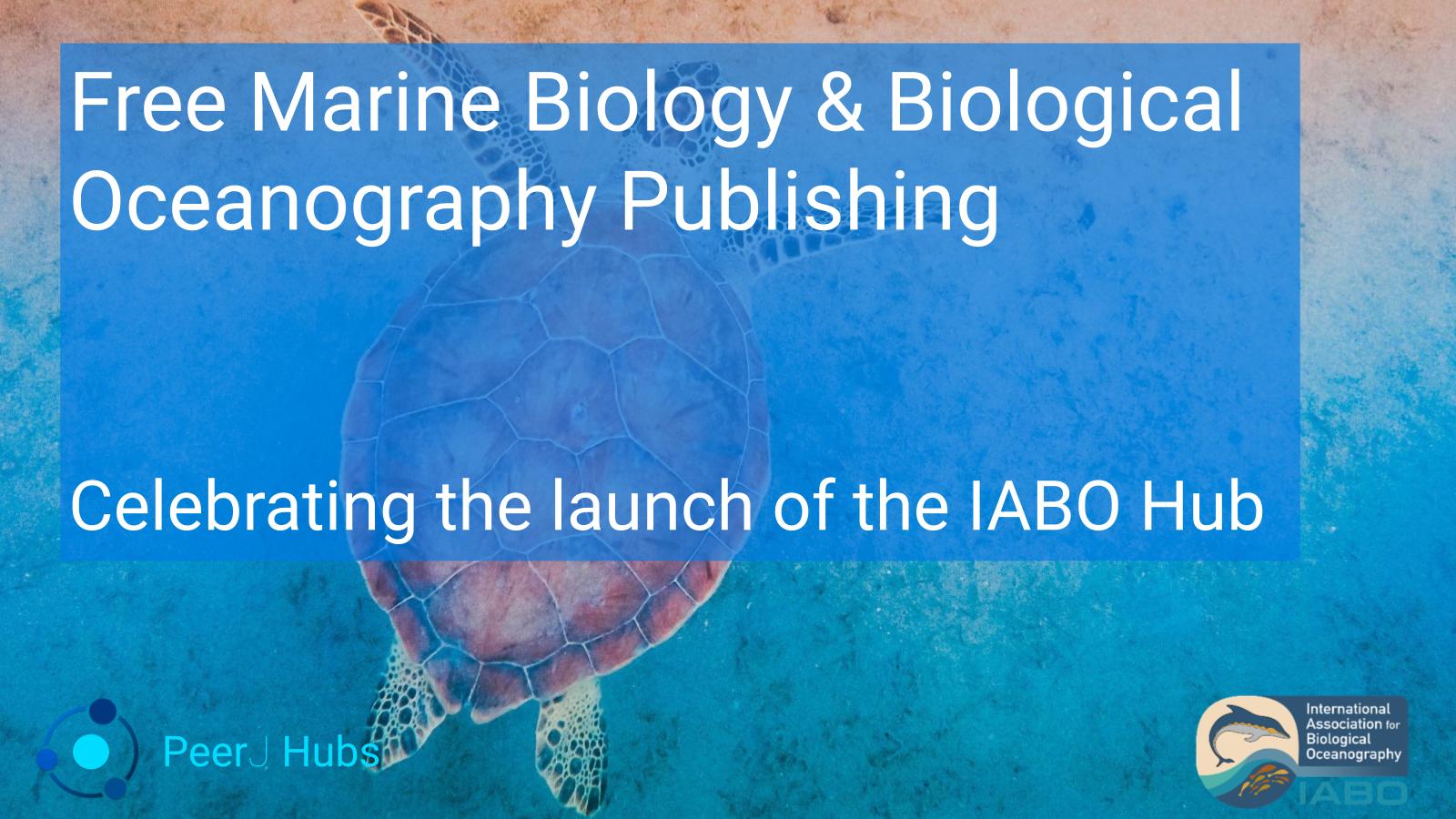 Free Marine Biology & Biological Oceanography publishing – celebrating the launch of the IABO Hub (and our 10th birthday!)