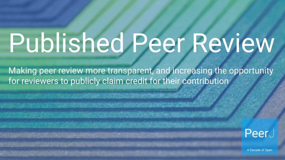 PeerJ at 10: now ALL PeerJ articles will be published with their entire peer review history