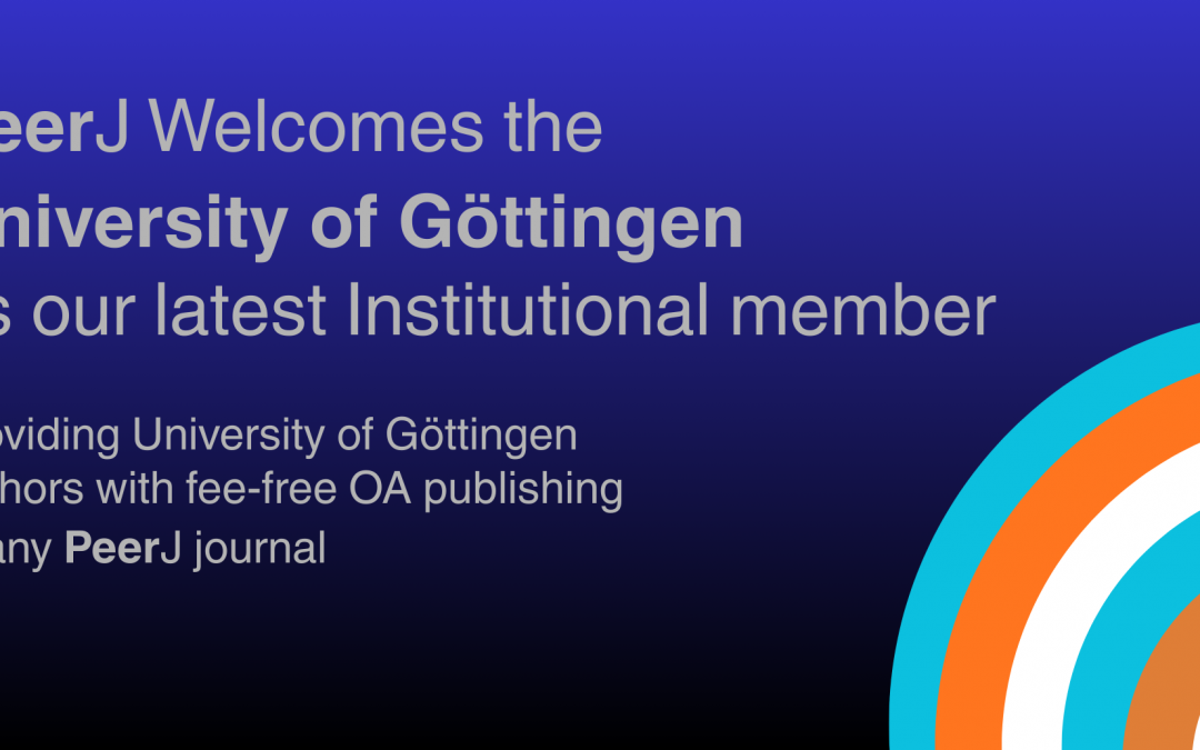 University of Göttingen Becomes a PeerJ Annual Institutional Member
